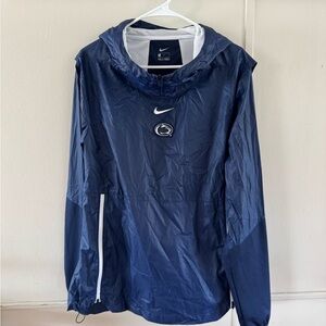 Nike Penn State Nittany Lions Pullover Windbreaker Men’s Large Blue